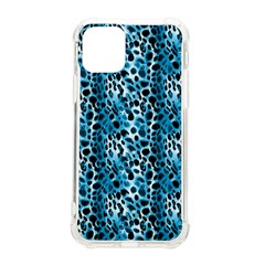 Blue Leopard Iphone 11 Pro 5 8 Inch Tpu Uv Print Case by DinkovaArt