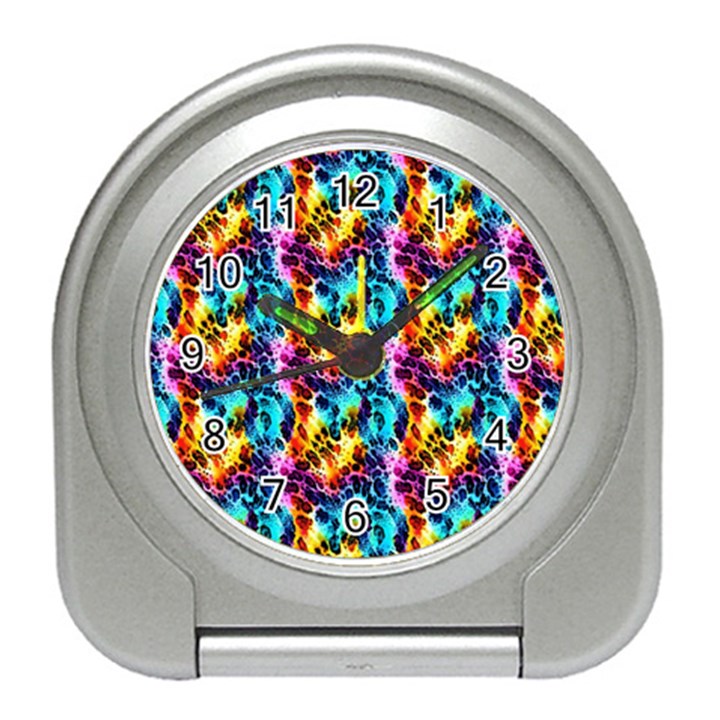 Rainbow Leopard 2 Travel Alarm Clock