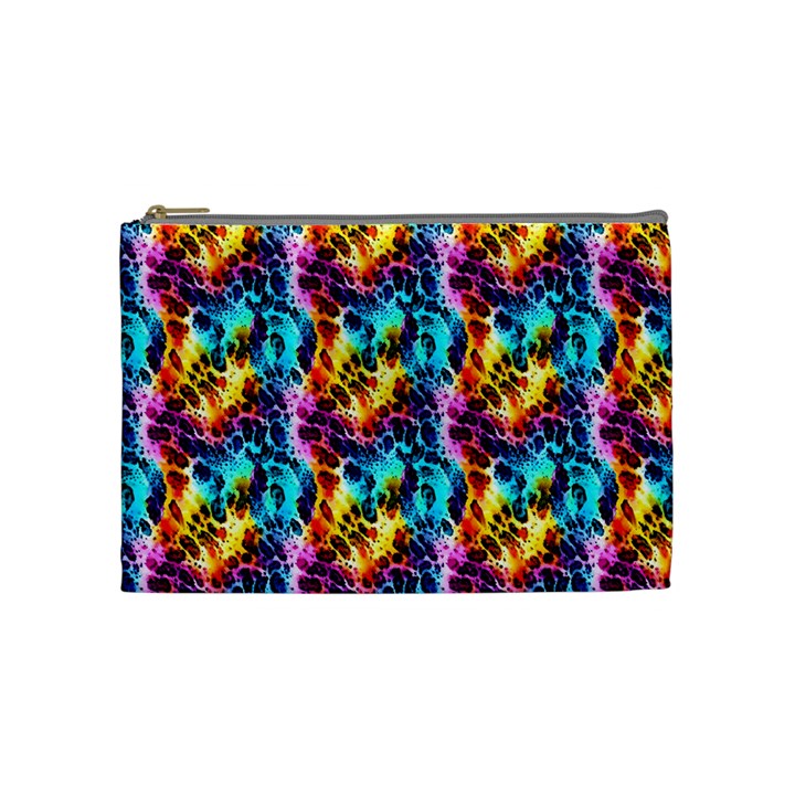 Rainbow Leopard 2 Cosmetic Bag (Medium)