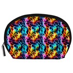 Rainbow Leopard 2 Accessory Pouch (Large) Front