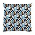 Blue Beige Leopard Standard Cushion Case (Two Sides) Front