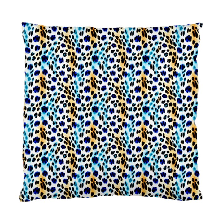 Blue Beige Leopard Standard Cushion Case (Two Sides)