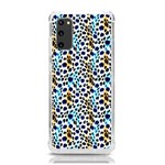 Blue Beige Leopard Samsung Galaxy S20 6.2 Inch TPU UV Case Front