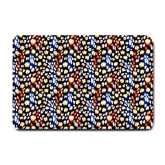 Colorful Leopard Small Doormat by DinkovaArt