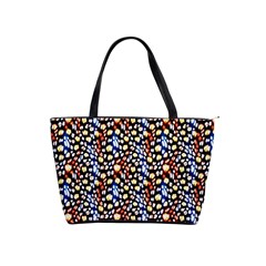 Colorful Leopard Classic Shoulder Handbag by DinkovaArt