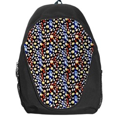 Colorful Leopard Backpack Bag by DinkovaArt