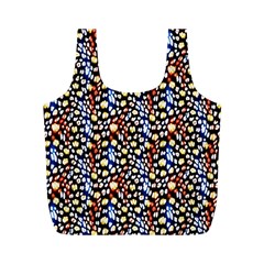 Colorful Leopard Full Print Recycle Bag (m) by DinkovaArt