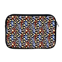 Colorful Leopard Apple Macbook Pro 17  Zipper Case by DinkovaArt