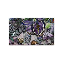 Dark Leaves Sticker Rectangular (100 Pack) by DinkovaArt