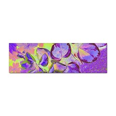 Purple Leaves Sticker Bumper (100 Pack) by DinkovaArt