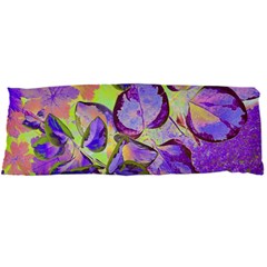 Purple Leaves Body Pillow Case Dakimakura (two Sides) by DinkovaArt