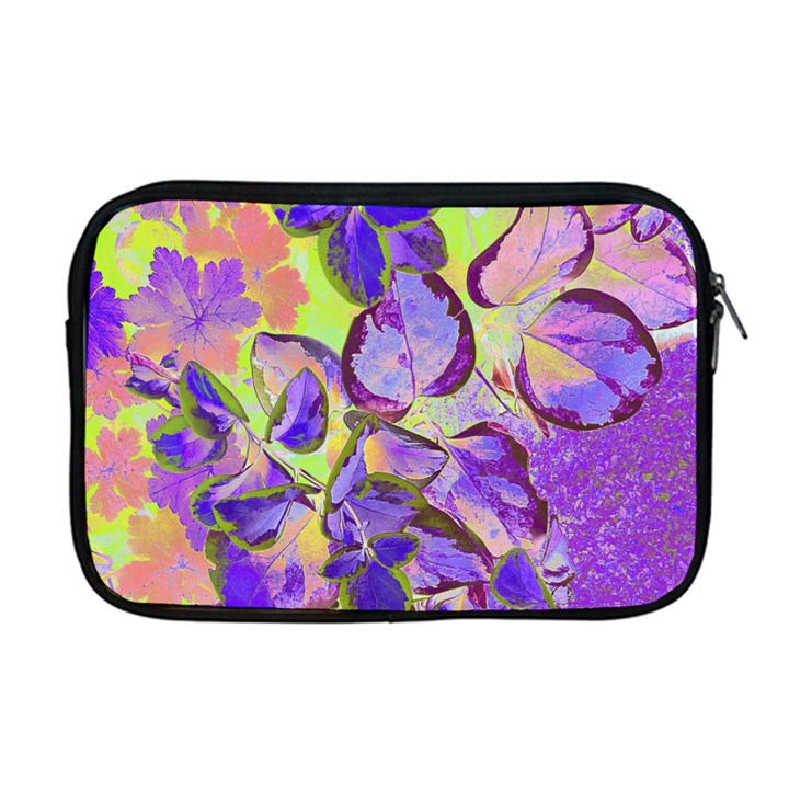 Purple Leaves Apple MacBook Pro 17  Zipper Case