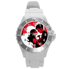 3 - Science Love And Art 2 - Science Love And Art Round Plastic Sport Watch (l) by LemonPear