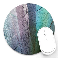 Abstract Pattern  Round Mousepad by artworkshop