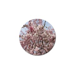 Almond Tree Flower Golf Ball Marker by artworkshop