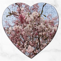 Almond Tree Flower Jigsaw Puzzle (heart) by artworkshop