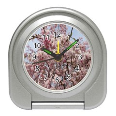 Almond Tree Flower Travel Alarm Clock by artworkshop