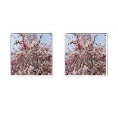 Almond Tree Flower Cufflinks (square) by artworkshop