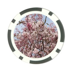 Almond Tree Flower Poker Chip Card Guard by artworkshop