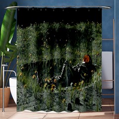 Amoled Shower Curtain 60  X 72  (medium)  by artworkshop