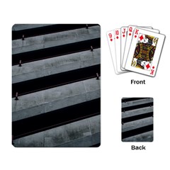 Pattern With A Cement Staircase Playing Cards Single Design (rectangle)