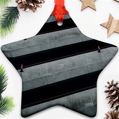 Pattern With A Cement Staircase Star Ornament (two Sides) by artworkshop