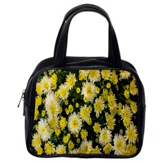 Autumn Background Closeup Flowers Classic Handbag (one Side) by artworkshop