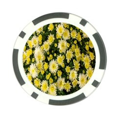 Autumn Background Closeup Flowers Poker Chip Card Guard (10 Pack) by artworkshop