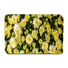 Autumn Background Closeup Flowers Plate Mats by artworkshop