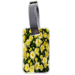 Autumn Background Closeup Flowers Luggage Tag (two Sides) by artworkshop