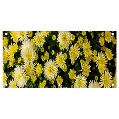 Autumn Background Closeup Flowers Banner And Sign 4  X 2  by artworkshop