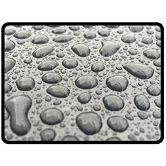 Bacteria One Side Fleece Blanket (large) by artworkshop