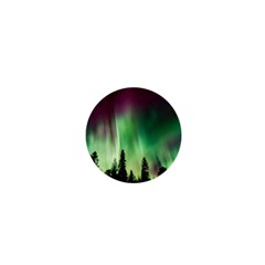 Aurora Borealis Northern Lights Nature 1  Mini Buttons