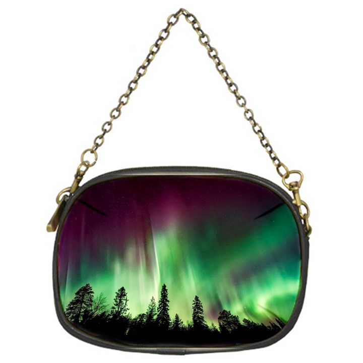 Aurora Borealis Northern Lights Nature Chain Purse (One Side)