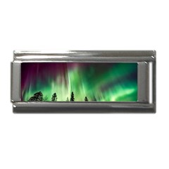 Aurora Borealis Northern Lights Nature Superlink Italian Charm (9mm) by Ravend