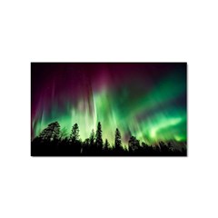 Aurora Borealis Northern Lights Nature Sticker (rectangular) by Ravend