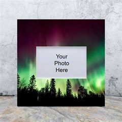 Aurora Borealis Northern Lights Nature White Box Photo Frame 4  X 6  by Ravend