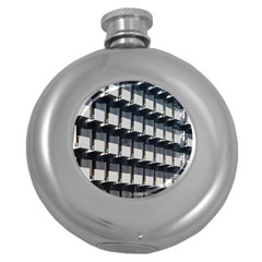 Balcony Pattern Round Hip Flask (5 Oz) by artworkshop