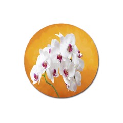 Boards Decoration Flower Flower Room Magnet 3  (round) by artworkshop