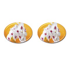 Boards Decoration Flower Flower Room Cufflinks (oval) by artworkshop