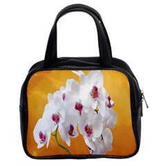 Boards Decoration Flower Flower Room Classic Handbag (two Sides) by artworkshop