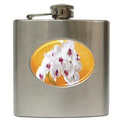 Boards Decoration Flower Flower Room Hip Flask (6 Oz) by artworkshop