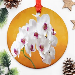 Boards Decoration Flower Flower Room Round Ornament (two Sides)