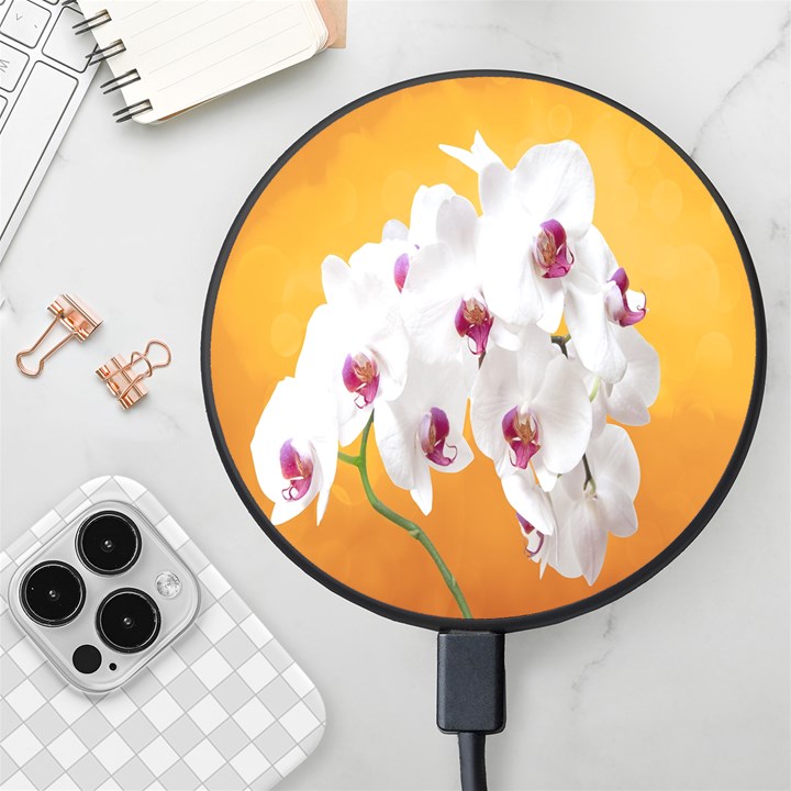 Boards Decoration Flower Flower Room Wireless Fast Charger(Black)