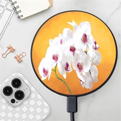 Boards Decoration Flower Flower Room Wireless Fast Charger(black) by artworkshop