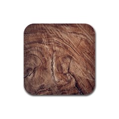 Brown Close Up Hd Wallpaper Surface Rubber Square Coaster (4 Pack) by artworkshop