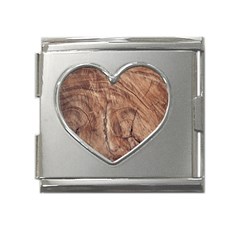 Brown Close Up Hd Wallpaper Surface Mega Link Heart Italian Charm (18mm)