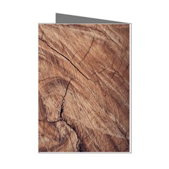 Brown Close Up Hd Wallpaper Surface Mini Greeting Cards (pkg Of 8) by artworkshop