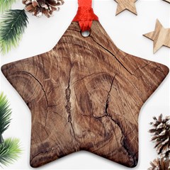 Brown Close Up Hd Wallpaper Surface Star Ornament (two Sides) by artworkshop