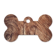 Brown Close Up Hd Wallpaper Surface Dog Tag Bone (one Side) by artworkshop